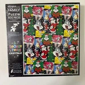 NEW Springbok Looney Tunes Christmas Puzzle - 500 Pieces sealed family style